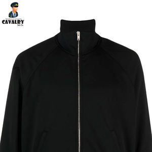 CAVALRY SKT COMPANY Chaquetas deportivas de alta calidad para hombre Cremallera completa Negra con cuello levantado Estilo agradable Material de lona Servicio OEM - Product Image 6