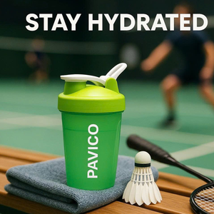 Shaker à protéines et gobelet à eau en plastique portable personnalisé avec logo, bouteille de shaker à protéines pour la salle de sport, fabrication au Vietnam - Product Image 4