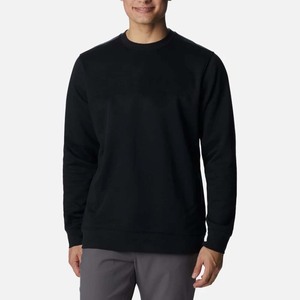 เสื้อสเวตเตอร์คอกลมสำหรับผู้ชายเสื้อสเวตเตอร์กันหนาวแขนยาวเสื้อกันหนาวแบบสวมหัวสีดำสำหรับฤดูหนาว - Product Image 1