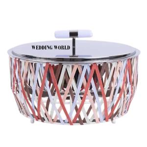 Pot en métal de forme carrée Casserole faite à la main de qualité supérieure Meilleure vente Dernière arrivée Dessus de table Pot en métal en gros - Product Image 2