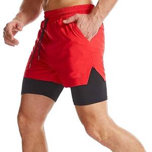 Short de gymnastique pour hommes 5 pouces Short en maille à séchage rapide pour hommes Short de course athlétique d'entraînement léger avec poches - Product Image 3