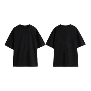 T-shirt personnalisé en coton 100% anti-plis, coupe ample et oversize, à manches courtes, pour le sport et l'exercice en extérieur - Product Image 5