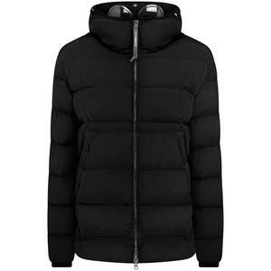 Veste matelassée d'hiver décontractée pour homme, style streetwear, fermeture éclair noire, OEM personnalisée - Product Image 1