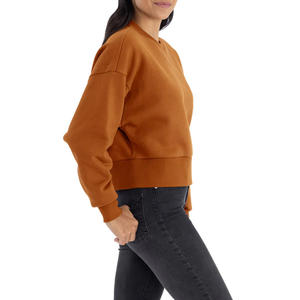 Sudadera para mujer con diseño personalizado Proveedor OEM Tela de algodón para gimnasio y ropa informal Impresión de logotipo de etiqueta privada - Product Image 3