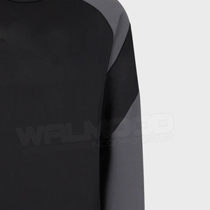 Sudadera personalizada para hombre, de alta calidad, Color negro, liso, Material de la mejor calidad, para invierno - Product Image 6