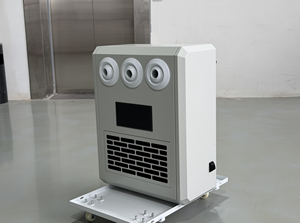 Déshumidificateur vertical industriel pour système de chauffage de piscine intérieure, coque en plastique, contrôle de l'humidité par réfrigération - Product Image 6