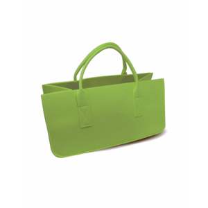 Green Firewood Carrier Bag <b>Felt</b> Bag for Living Room Use - Product Image 1
