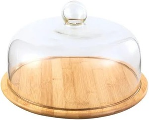 Soporte de exhibición de pastel de madera vintage moderno Acabado natural pulido Hecho a mano Ecológico para fiestas de cocina Eventos rústicos - Product Image 6