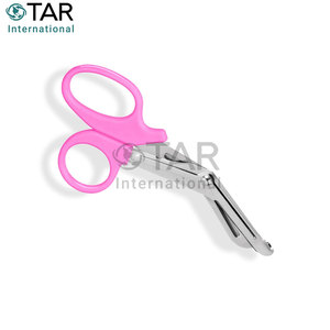 Nhận Thức vú nhân viên y tế tiện ích băng kéo 7.25 inch Neon màu hồng dụng cụ cứu thương kéo emts y tá bác sĩ - Product Image 5