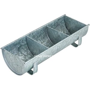 Decorative Farmhouse Galvanized <b>Utensil</b> Caddy For Keeping Cutlery Napkins And Small Kitchen Tools Neat and Accessible Supplies - Product Image 4