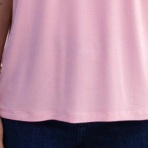 Venta al por mayor de talla grande 100% algodón Casual mujer camiseta Casual impresión de las mujeres de talla grande de algodón al por mayor de alta calidad 100% algodón - Product Image 6