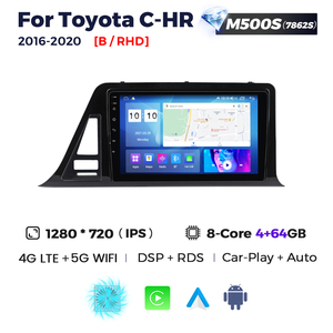 NaviFly Autoradio Android di Ultima Generazione con 4G Lte DSP DVR TRMS per Toyota <span class=keywords><strong>C</strong></span>-<span class=keywords><strong>HR</strong></span> 2016-2020 con Car Play e Android <span class=keywords><strong>Auto</strong></span> - Product Image 3