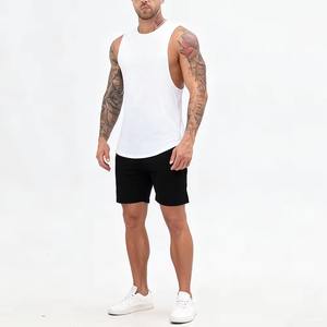 Débardeur de sport pour homme, col rond, personnalisé, vente en gros, respirant, pour l'entraînement physique - Product Image 1