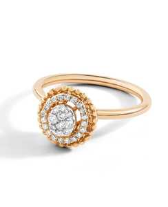 Bague unisexe en or 14K pour bagues fines plaquées rhodium en diamant naturel certifié GIA pour mariage et anniversaire Commande minimum 2 pièces - Product Image 2