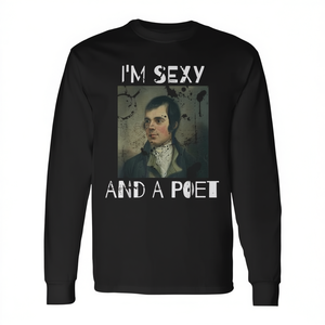 T-shirt à manches longues « I'm Sexy And A Poet Robert Burns » - Product Image 2