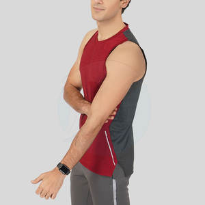 Service OEM Débardeur décontracté pour hommes, dernière conception, tissage tricoté surdimensionné, respirant et à bas prix, direct usine - Product Image 3