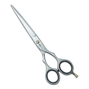 กรรไกรตัดผมมืออาชีพขนาด 7 นิ้วสำหรับคนถนัดขวา |   กรรไกรตัดผมคมกริบ ทำจากเหล็กกล้าคาร์บอนสูง ด้ามจับขนาดกลาง เหมาะสำหรับร้านเสริมสวยและช่างตัดผมชาย - Product Image 2