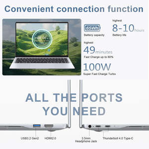 Dans tel Core Ultra 7 Ultra 5 16GB 32GB DDR5 1TB SSD USB4.0 Ordinateur Portable Pc Business Computer Gaming Laptops - Product Image 5