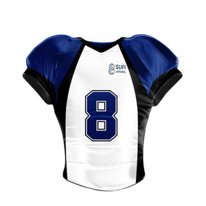 Camiseta de Fútbol Americano de Alto Rendimiento, Ropa Deportiva de Secado Rápido, Tela Antibacteriana, Opciones de Color Personalizadas para Equipos - Product Image 1
