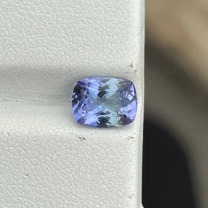 1.40 Carat High Quality Tanzanite <b>Cushion</b> Cut Bio-Colored Gemstone 100% Natural <b>White</b> Tanzanite Blue 8x6 MM 3mm Loose Gemstones - Product Image 4