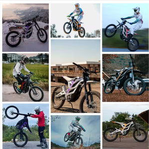 Vélo électrique tout-terrain Falcon 79Bike en alliage d'aluminium à suspension intégrale pour adultes, 72V, motocross, montagne, montagneuses, course hors route - Product Image 3