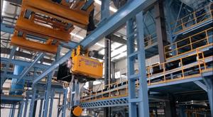 Pont roulant monorail à courbure robuste, équipement de levage industriel, chaîne électrique 5 tonnes, télécommande - Product Image 2