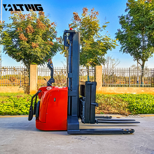 Chariot élévateur à ciseaux d'entrepôt LTMG 1.5ton 2ton 1500kg 2000kg gerbeur électrique à double portée profonde avec jambe large - Product Image 3