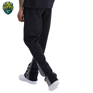 New Arrival French Terry <b>Cargo</b> Sweatpants High Quality 100% Cotton Baggy Joggers <b>Trousers</b> Stacked Flared Puff Casual Canvas - Product Image 2