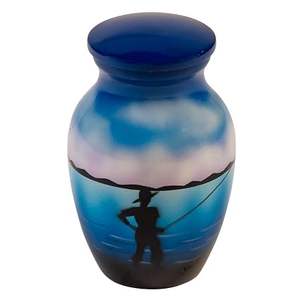 Calidad excepcional Precio al por mayor 100% Material de aluminio Recuerdo Urnas de cremación para compradores a granel - Product Image 1