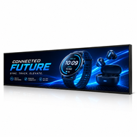 Écran LCD extensible pour affichage publicitaire en supermarché, système d'affichage numérique pour signalétique promotionnelle