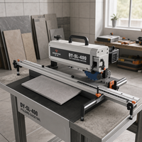 Machine automatique de chanfreinage de carreaux DY-SL-400 avec rail de guidage, module de rainurage et de chanfreinage de haute précision de cinquième génération, meuleuse d'angle