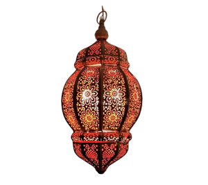 Metal And Glass Ramadan <b>Moroccan</b> <b>Lantern</b> Prime Quality Gold Color Hanging <b>Lantern</b> For Outdoor And Indoor Use - Product Image 4