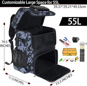 กระเป๋าเป้สะพายหลังตกปลายุทธวิธี-อุปกรณ์กลางแจ้งอเนกประสงค์ - Product Image 4