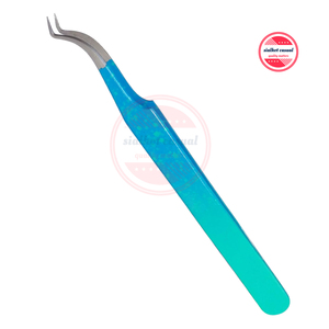 Salon <b>Eyelash</b> <b>Tweezers</b> Premium Quality Stainless Steel Eyebrow <b>Eyelash</b> Extension <b>Tweezers</b> - Product Image 1