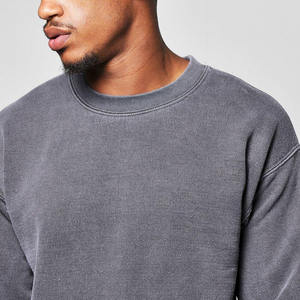 Sweat-shirt en coton délavé premium 2026 pour homme, sweat-shirt à col rond, streetwear - Product Image 4