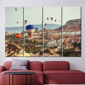 Tableau imprimé sur toile représentant un paysage d'Urgup - Décoration murale élégante, 4P : encadré - Product Image 1