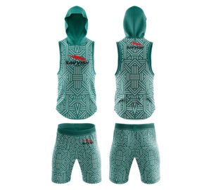 Ensembles d'uniformes de football américain 7v7 personnalisés par sublimation pour jeunes et adultes – Maillots personnalisés en tissu extensible pour tenues d'équipe estivales - Product Image 6