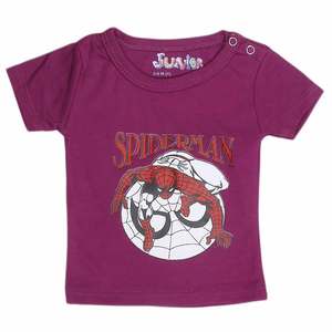 T-shirt pour nouveau-né garçon - Violet - Product Image 1
