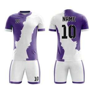 High Quality <b>Light</b> Weight Fully Customize <b>Football</b> Soccer Uniform Sportswear Soccer Jerseys / Shorts Sublimated Soccer Uniform - Product Image 3
