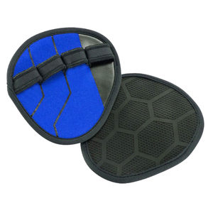 Gants de sport demi-doigts violets avec support de poignet, respirants, écologiques, en nylon/polyester/rayonne, robustes, pour haltérophilie, unisexe, avec crochets - Product Image 5