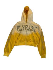 Fabricant de vêtements sur mesure, vente en gros, sweat à capuche zippé en coton 100% avec patchs appliqués effet usé, lavage à l'acide, grande taille, sweat à capuche pour homme - Product Image 5