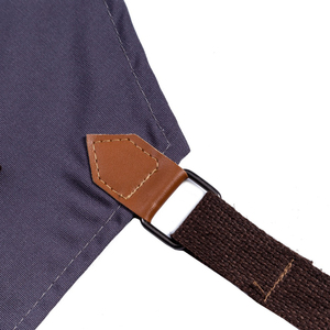 Delantal de cocina de mezclilla de algodón personalizado al por mayor 2026 con correa ajustable, hebilla y bolsillo, accesorios de ropa - Product Image 3