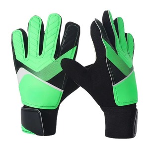 Leather Goalkeeper Gloves for Adults Children Sports Training Competition Use Thickened Wear-resistant Non-slip Design <b>Finger</b> - Product Image 3