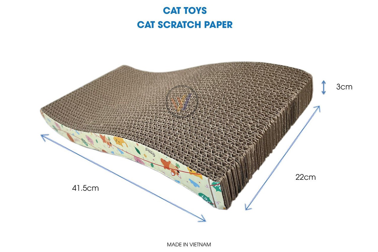 PET TOYS, PAPER CAT SCRATCHER,CARDBOARD CAT SCRATCHER CARDBOARD MANUFACTURE FROM VIETNAM