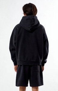 Sudadera con capucha de lavado ácido con logotipo personalizado | Sudaderas con capucha de calle vintage de gran tamaño al por mayor | Proveedor de sudaderas con logotipo personalizado - Product Image 3