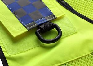 Gilet de sécurité tactique Orange Fluorescent, vêtement de travail réfléchissant réglable, personnalisé, multi-fonction, haute visibilité, 2022 - Product Image 5