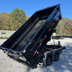 cheap new and used Factory Customized New Used 2-4 Axles Hydraulic Tipper Dump Semi <b>Trailer</b> 30-60 Ton Capacity <b>Cargo</b> Utility - Product Image 6