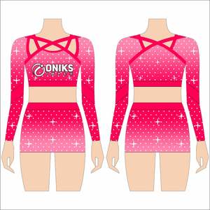 Spandex Fabric <b>Cheerleading</b> Uniform Professional High Manufacturer Design Team Wear <b>Cheerleading</b> Uniform - Product Image 4
