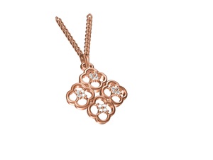 Colgante de oro de lujo de 14 quilates con diseño sofisticado Acabado radiante y prestigiosas soluciones de venta al por menor y regalo al por mayor - Product Image 2