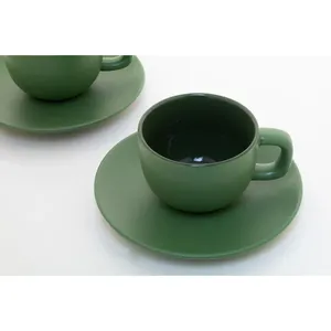 Juego de Tazas de Cerámica Personalizadas Caturra Plus para Cappuccino - Product Image 3